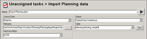 Import Planning Data